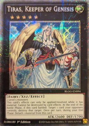 Tiras, Keeper of Genesis (Starlight Rare) (BLGG-EN094) Starlight Rare