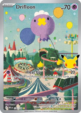 Drifloon (136/128/128) - Holofoil [ME 30th Celebration]