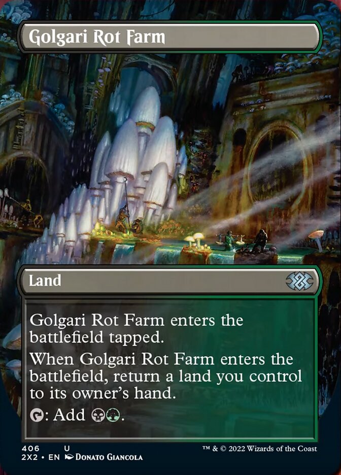 Golgari Rot Farm (Borderless Alternate Art) [Double Masters 2022] - Magic: The Gathering - Card Brawlers | Quebec | Canada |