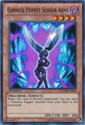 Gimmick Puppet Scissor Arms [NUMH-EN008] Super Rare - Yu-Gi-Oh! - Card Brawlers | Quebec | Canada |