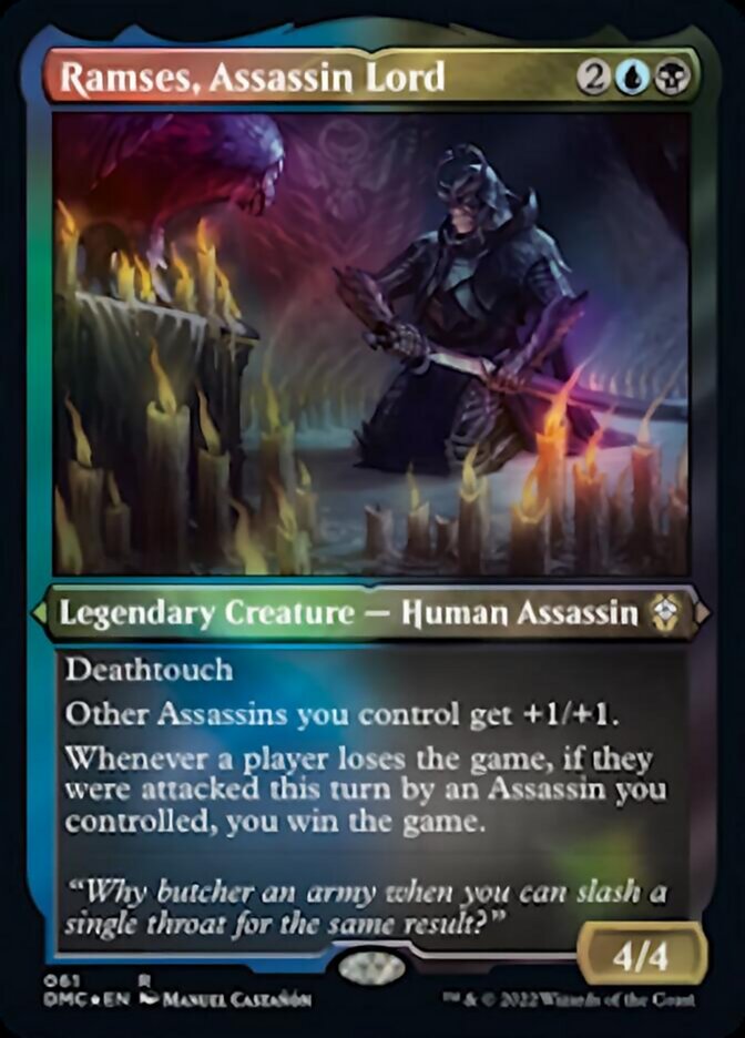 Ramses, Assassin Lord (Foil Etched) [Dominaria United Commander] - Magic: The Gathering - Card Brawlers | Quebec | Canada |