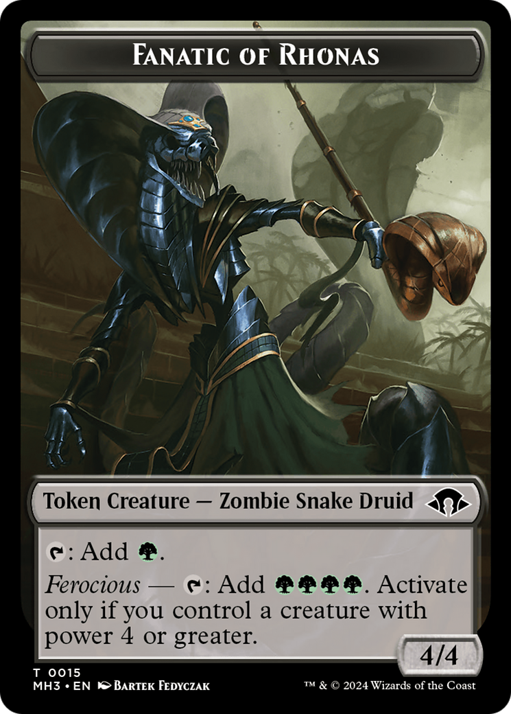 Eldrazi Spawn // Fanatic of Rhonas Double-Sided Token [Modern Horizons 3 Tokens] - Magic: The Gathering - Card Brawlers | Quebec | Canada |