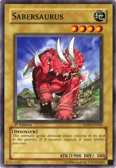 Sabersaurus [SD09-EN003] Common - Yu-Gi-Oh! - Card Brawlers | Quebec | Canada |