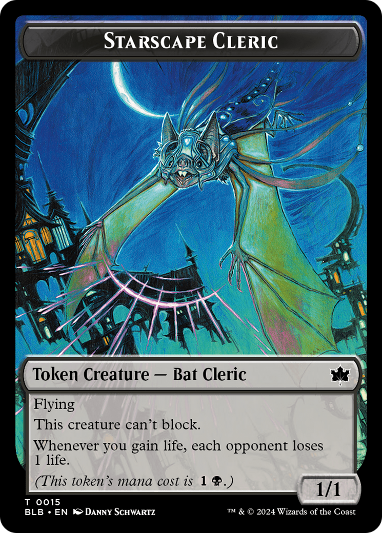 Squirrel // Starscape Cleric Double-Sided Token [Bloomburrow Tokens] - Magic: The Gathering - Card Brawlers | Quebec | Canada |