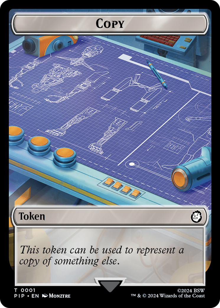 Human Knight // Copy Double-Sided Token [Fallout Tokens] - Magic: The Gathering - Card Brawlers | Quebec | Canada |
