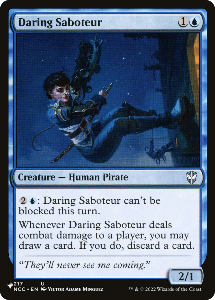 Daring Saboteur [The List] - Magic: The Gathering - Card Brawlers | Quebec | Canada |