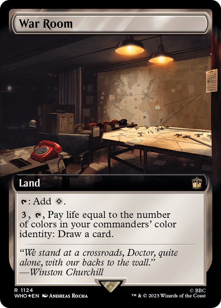 War Room (Extended Art) (Surge Foil) [Doctor Who] - Magic: The Gathering - Card Brawlers | Quebec | Canada |
