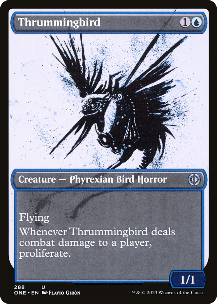 Thrummingbird (Showcase Ichor) [Phyrexia: All Will Be One] - Magic: The Gathering - Card Brawlers | Quebec | Canada |