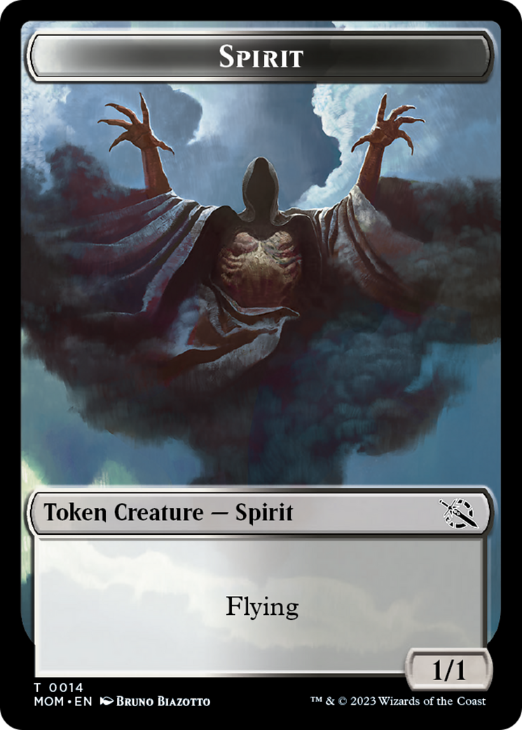 Elemental (9) // Spirit (14) Double-Sided Token [March of the Machine Tokens] - Magic: The Gathering - Card Brawlers | Quebec | Canada |