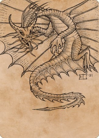 Ancient Gold Dragon Art Card (44) [Commander Legends: Battle for Baldur's Gate Art Series] - Magic: The Gathering - Card Brawlers | Quebec | Canada |