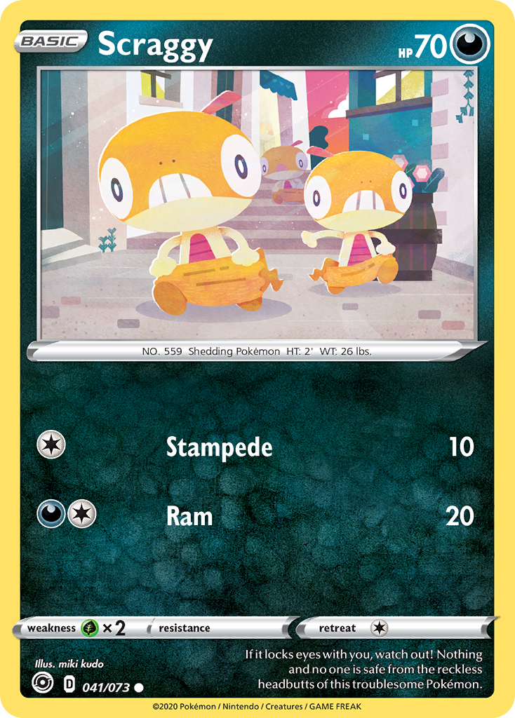 Scraggy (041/073) [Sword & Shield: Champion's Path] - Pokémon - Card Brawlers | Quebec | Canada |