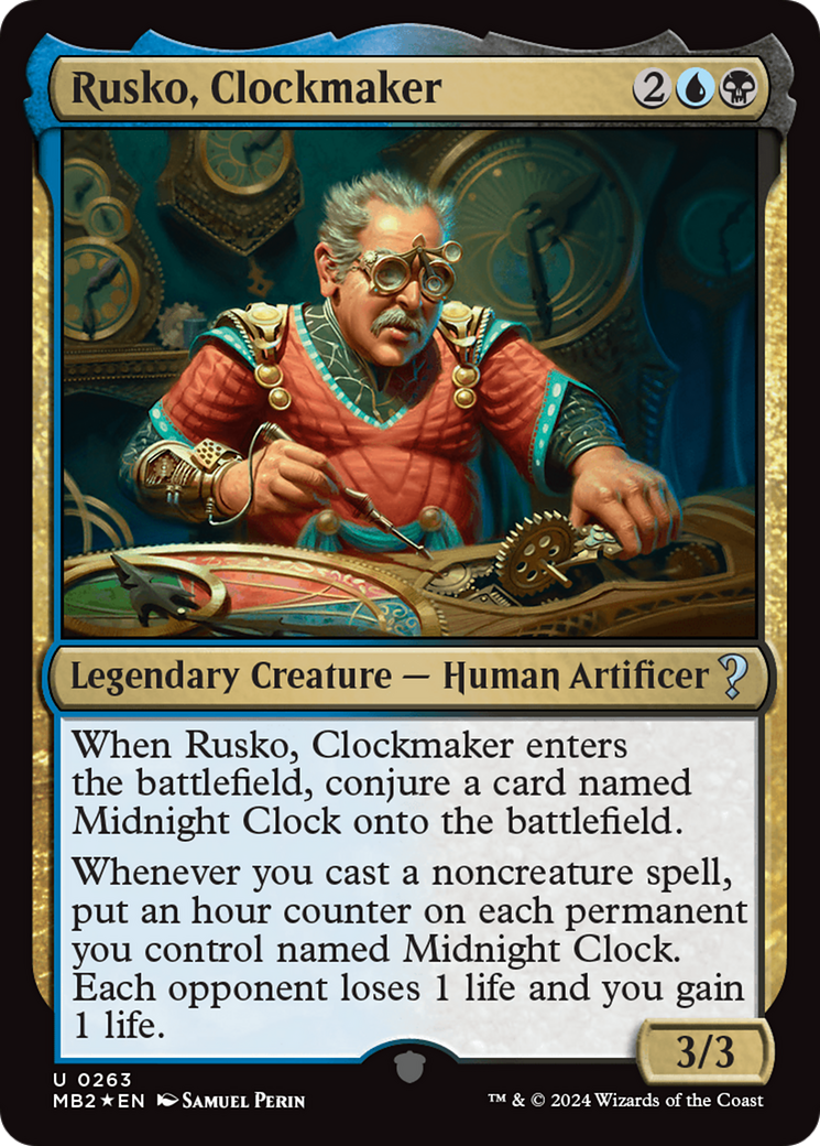 Rusko, Clockmaker [Mystery Booster 2] - Magic: The Gathering - Card Brawlers | Quebec | Canada |