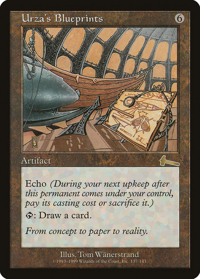 Urza's Blueprints [Urza's Legacy] - Magic: The Gathering - Card Brawlers | Quebec | Canada |