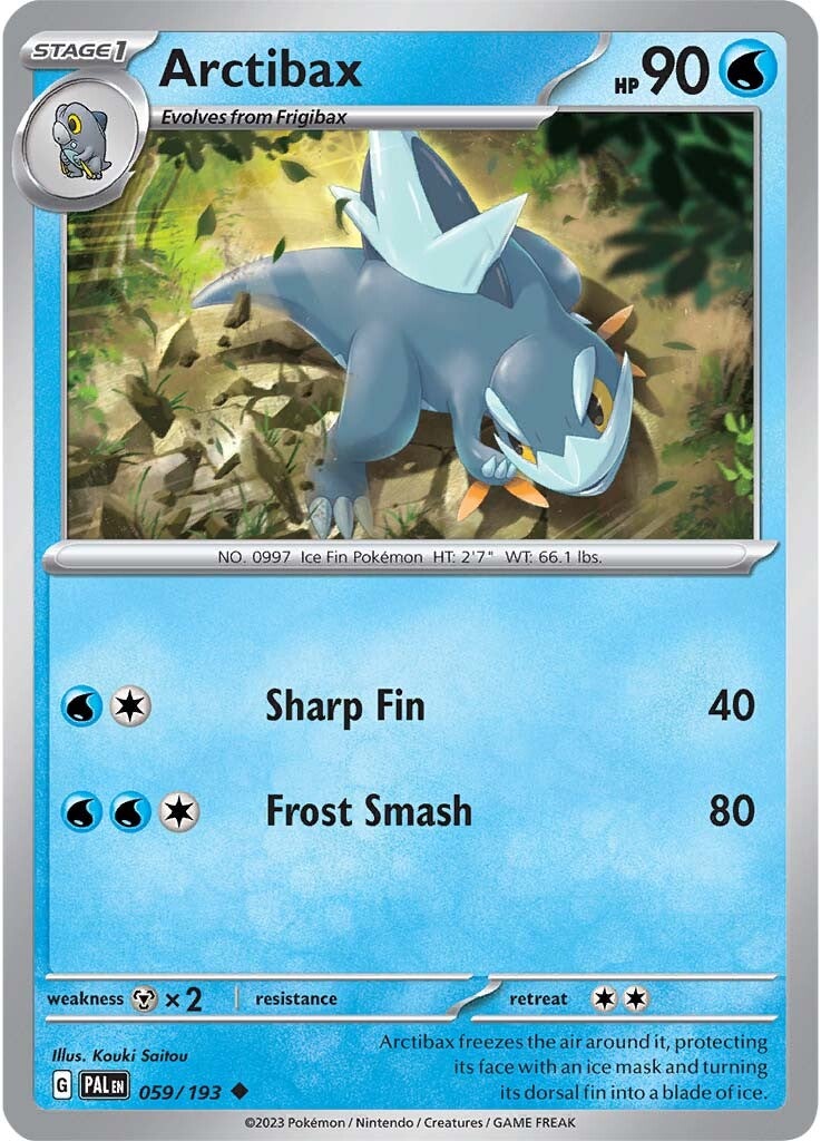 Arctibax (059/193) [Scarlet & Violet: Paldea Evolved] - Pokémon - Card Brawlers | Quebec | Canada |