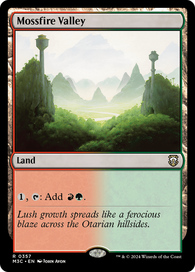 Mossfire Valley (Ripple Foil) [Modern Horizons 3 Commander] - Magic: The Gathering - Card Brawlers | Quebec | Canada |