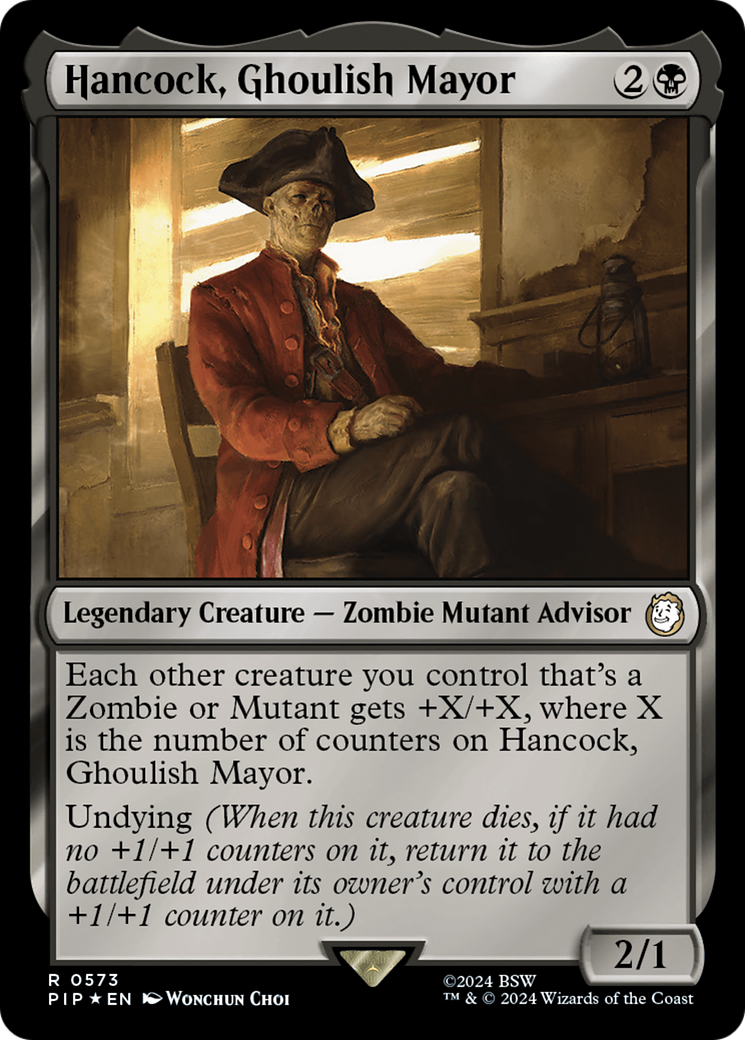 Hancock, Ghoulish Mayor (Surge Foil) [Fallout] - Magic: The Gathering - Card Brawlers | Quebec | Canada |