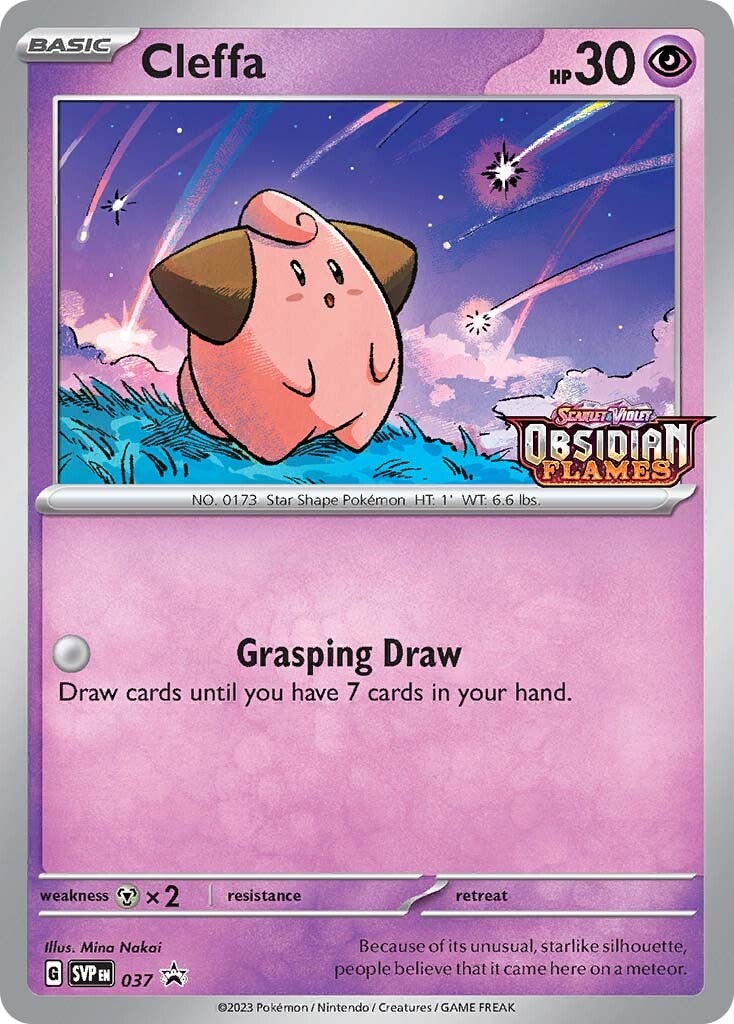 Cleffa (037) (Stamped) [Scarlet & Violet: Black Star Promos] - Pokémon - Card Brawlers | Quebec | Canada |
