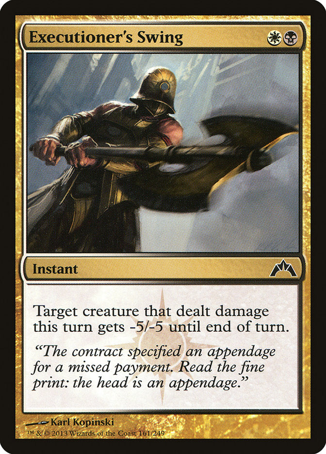 Executioner's Swing [Gatecrash] - Magic: The Gathering - Card Brawlers | Quebec | Canada |