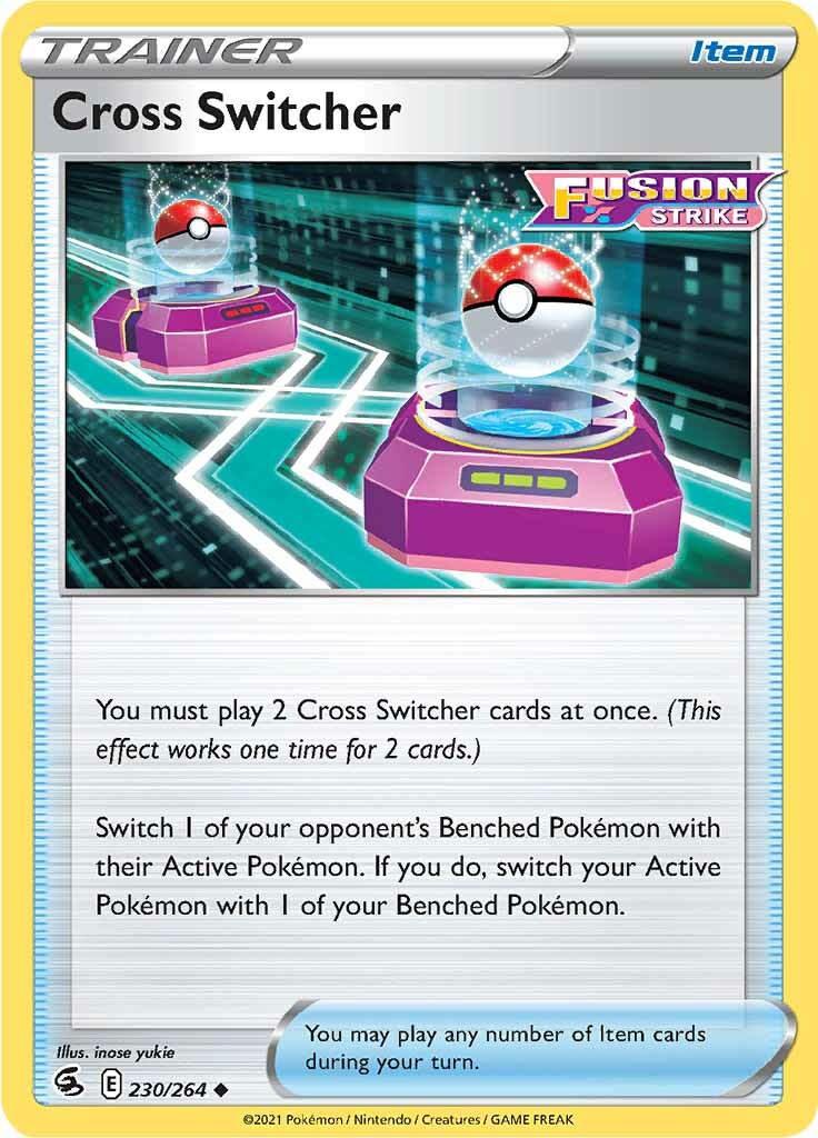 Cross Switcher (230/264) [Sword & Shield: Fusion Strike] - Pokémon - Card Brawlers | Quebec | Canada |
