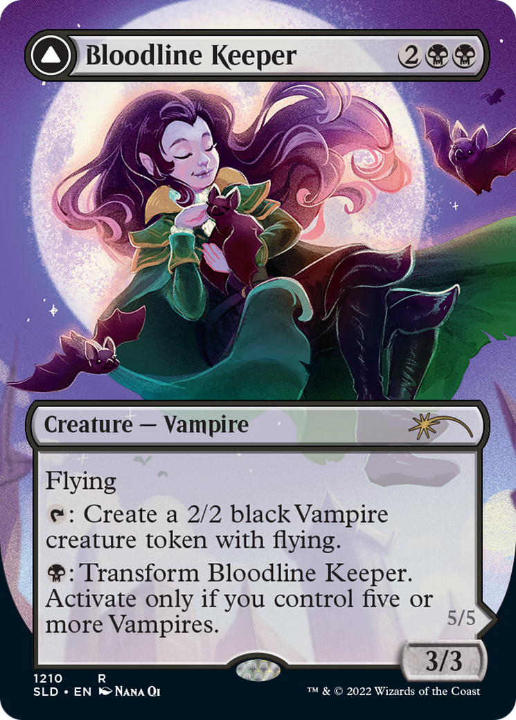 Bloodline Keeper // Lord of Lineage (Display Commander) (Borderless) [Secret Lair: From Cute to Brute] - Magic: The Gathering - Card Brawlers | Quebec | Canada |