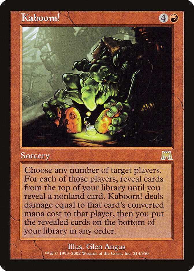 Kaboom! [Onslaught] - Magic: The Gathering - Card Brawlers | Quebec | Canada |
