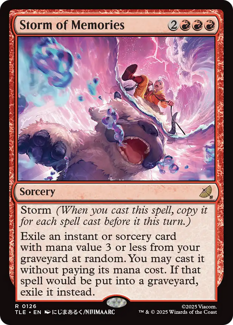 Storm of Memories [Avatar: The Last Airbender: Eternal-Legal] - Magic: The Gathering - Card Brawlers | Quebec | Canada |