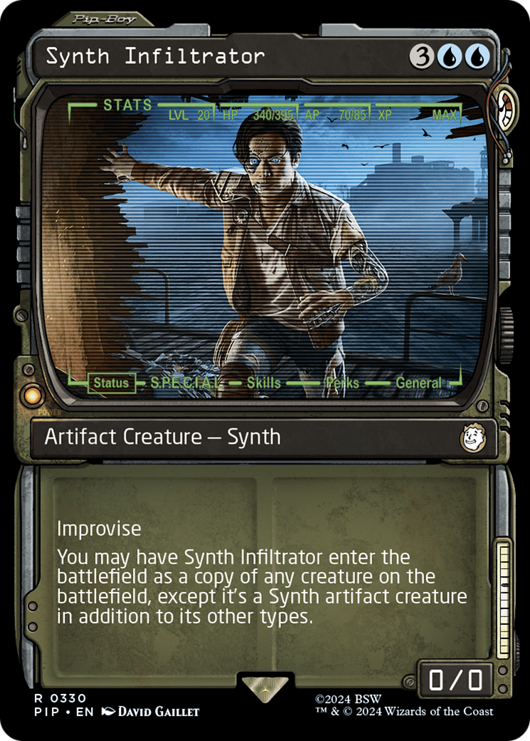 Synth Infiltrator (Showcase) [Fallout] - Magic: The Gathering - Card Brawlers | Quebec | Canada |