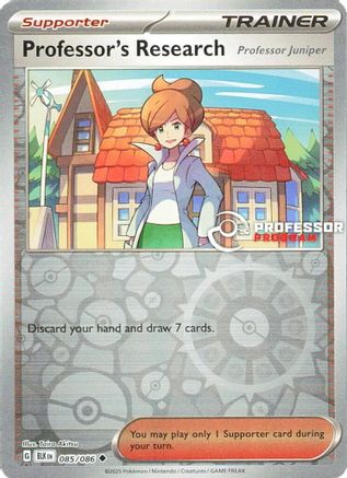 Professor's Research [Professor Juniper] (085/086) - Reverse Holofoil [Professor Program Promos]
