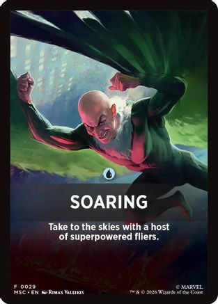 Soaring Theme Card (MSC-029) - Commander: Marvel Super Heroes