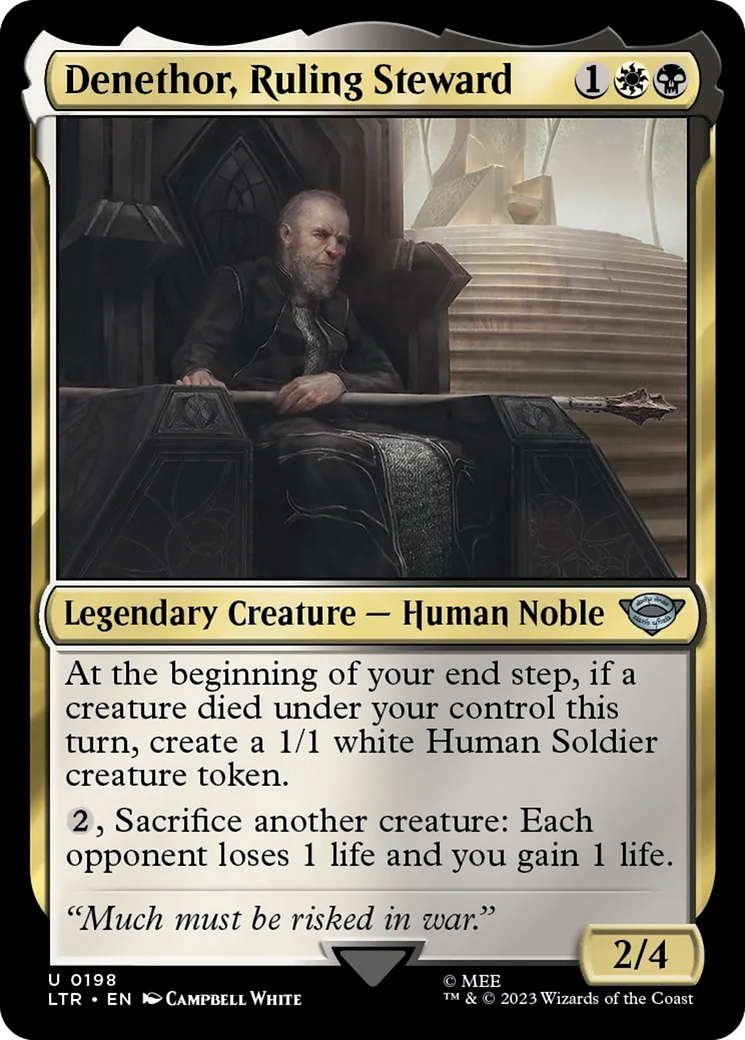 Denethor, Ruling Steward [The Lord of the Rings: Tales of Middle-Earth] - Magic: The Gathering - Card Brawlers | Quebec | Canada |