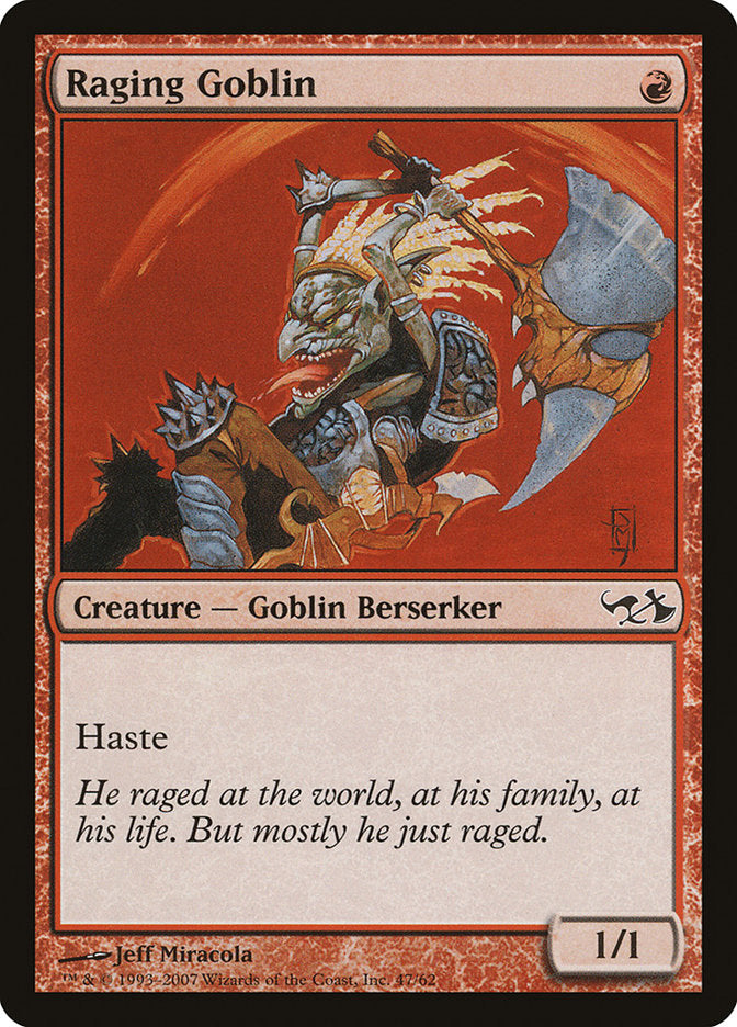 Raging Goblin [Duel Decks: Elves vs. Goblins] - Magic: The Gathering - Card Brawlers | Quebec | Canada |