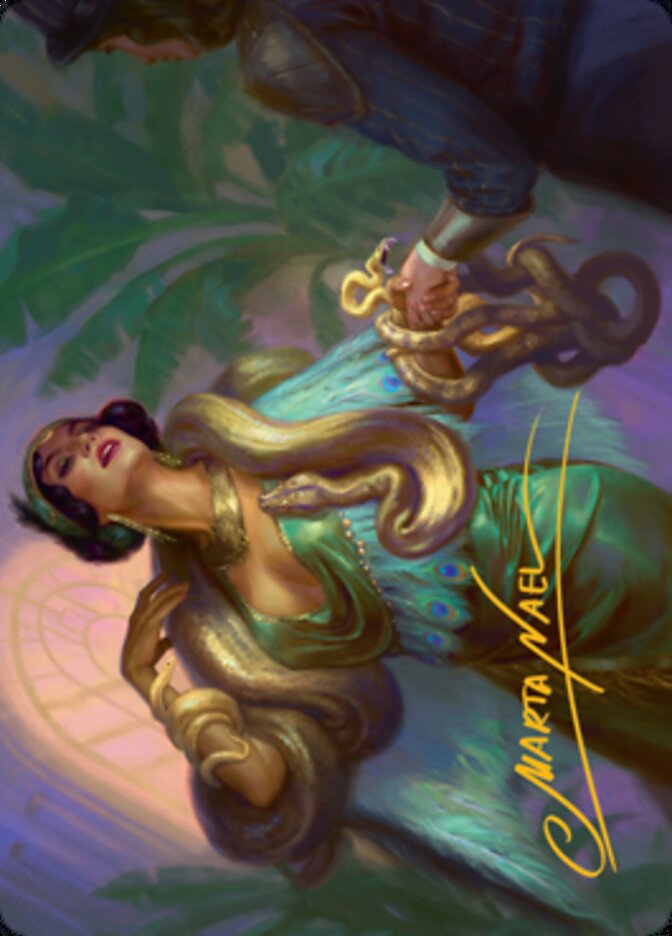 Venom Connoisseur Art Card (Gold-Stamped Signature) [Streets of New Capenna Art Series] - Magic: The Gathering - Card Brawlers | Quebec | Canada |