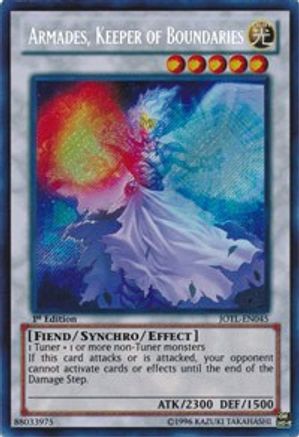 Armades, Keeper of Boundaries [JOTL-EN045] Secret Rare - Yu-Gi-Oh! - Card Brawlers | Quebec | Canada |