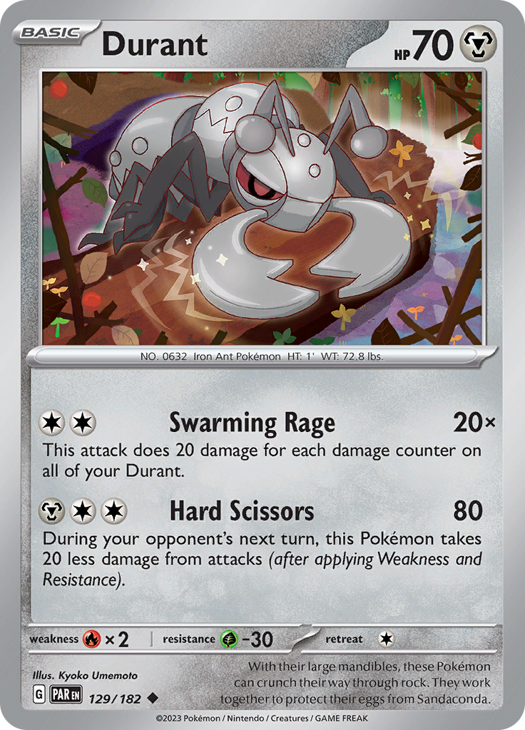 Durant (129/182) [Scarlet & Violet: Paradox Rift] - Pokémon - Card Brawlers | Quebec | Canada |