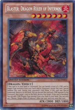 Blaster, Dragon Ruler of Infernos [CT10-EN002] Secret Rare - Yu-Gi-Oh! - Card Brawlers | Quebec | Canada |