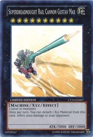 Superdreadnought Rail Cannon Gustav Max [CT10-EN007] Super Rare - Yu-Gi-Oh! - Card Brawlers | Quebec | Canada |