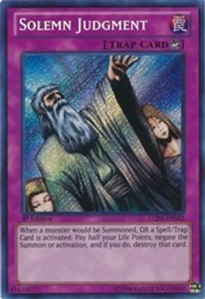 Solemn Judgment [LCJW-EN182] Secret Rare - Yu-Gi-Oh! - Card Brawlers | Quebec | Canada |