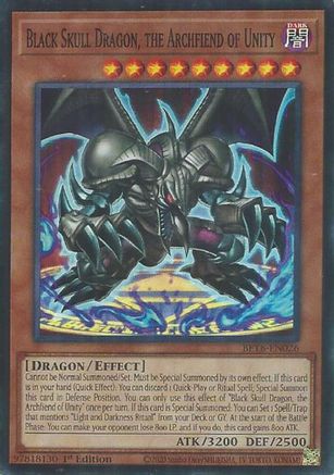 Black Skull Dragon, the Archfiend of Unity (BETB-EN026) Super Rare - Beyond the Brave