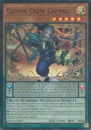 Clown Crew Cappello (BETB-EN099) Super Rare - Beyond the Brave