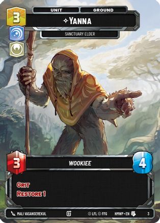Yanna - Sanctuary Elder (3) - Homeworlds Weekly Play Promos