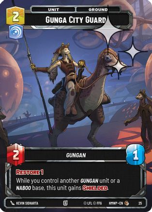 Gunga City Guard (Foil) (25) - Homeworlds Weekly Play Promos Foil