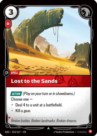 Lost to the Sands (013/167) - Radiance