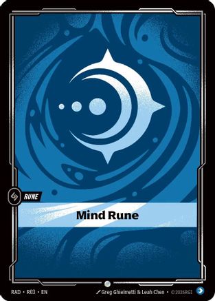 Mind Rune (R03) - Radiance Foil - Card Brawlers - Card Brawlers | Quebec | Canada |