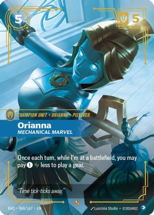 Orianna, Mechanical Marvel (068/167) - Radiance Foil