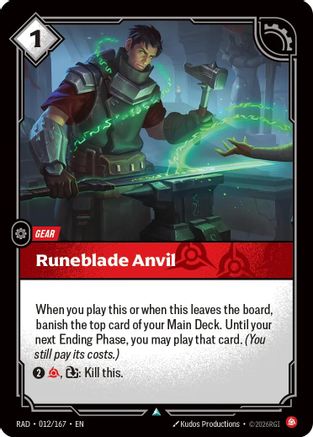 Runeblade Anvil (012/167) - Radiance