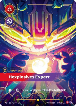 Ziggs, Hexplosives Expert (Overnumbered) (169/167) - Radiance Foil