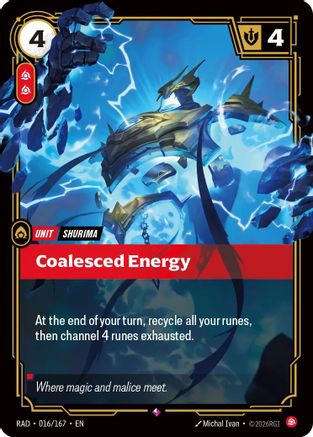 Coalesced Energy (016/167) - Radiance Foil