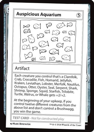 Auspicious Aquarium (CMB1-) - Mystery Booster: Convention Edition Exclusives - Wizards of the Coast - Card Brawlers | Quebec | Canada |