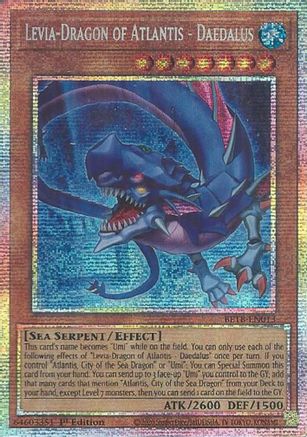 Levia-Dragon of Atlantis - Daedalus (BETB-EN013) Starlight Rare - Beyond the Brave