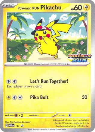Pokemon Run Pikachu (131) [Southeast Asia Exclusives]